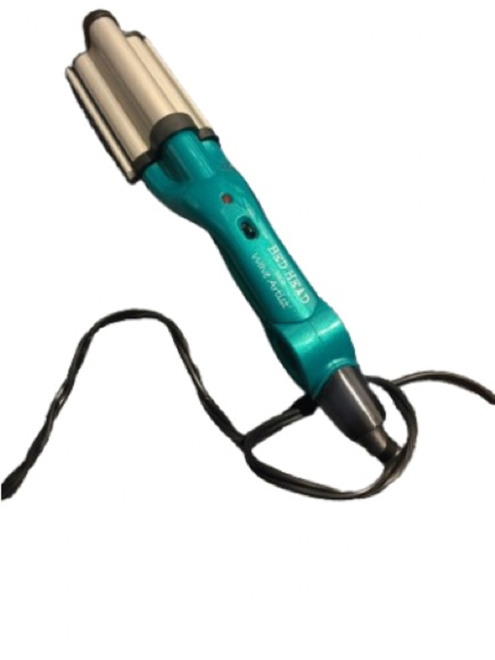 BedHead Teal and Gold Triple Barrel Waver